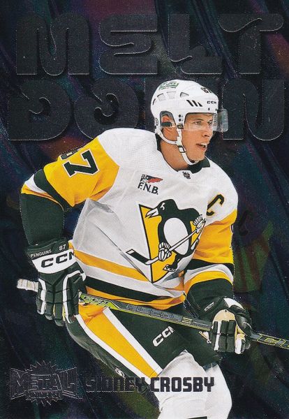 insert karta SIDNEY CROSBY 23-24 Metal Universe Meltdown číslo M19